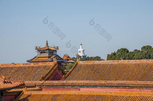 北京故宫博物院屋顶<strong>屋檐</strong>