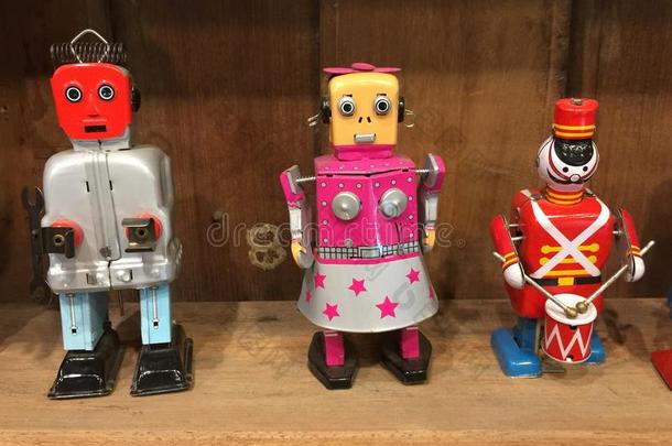 机器机器人货架玩具酿造的