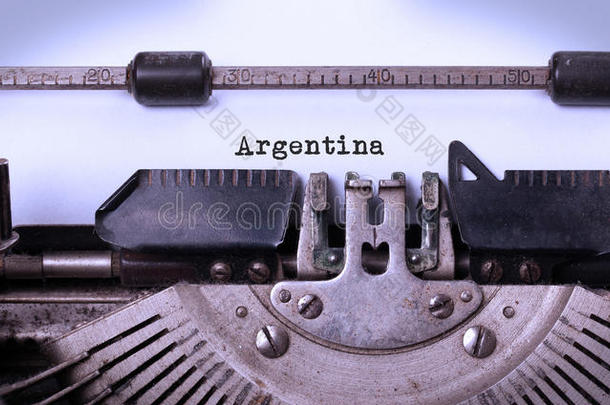 古董阿根廷阿根廷人经典的关闭