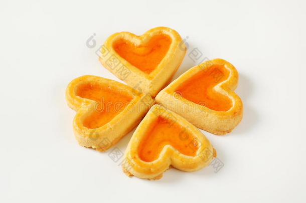 杏背景烤饼干糕点糖果