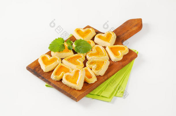 杏背景烤饼干板