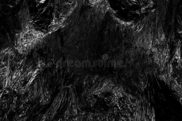 抽象暗黑色石材表面背景