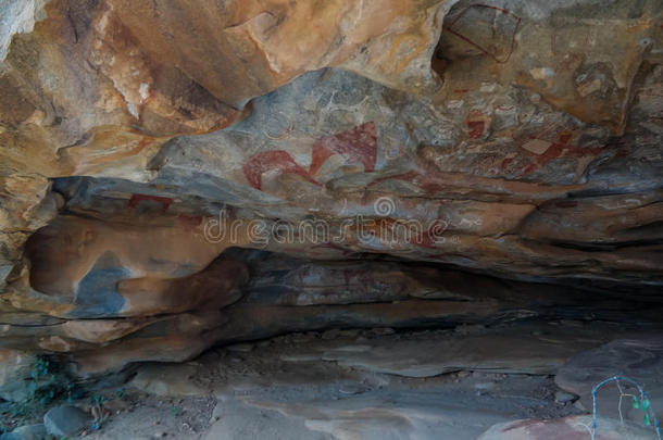 索马里哈尔格萨附近的洞穴绘画和岩画LaasGeel