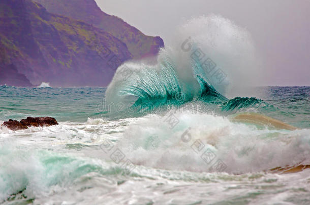 海浪/海浪/破碎波