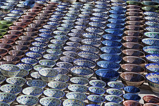 陶瓷餐具，乌兹别克斯坦