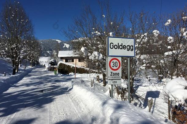 戈德格，奥地利冬天