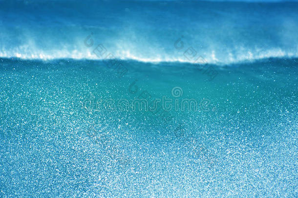 冒险水背景美丽的蓝色