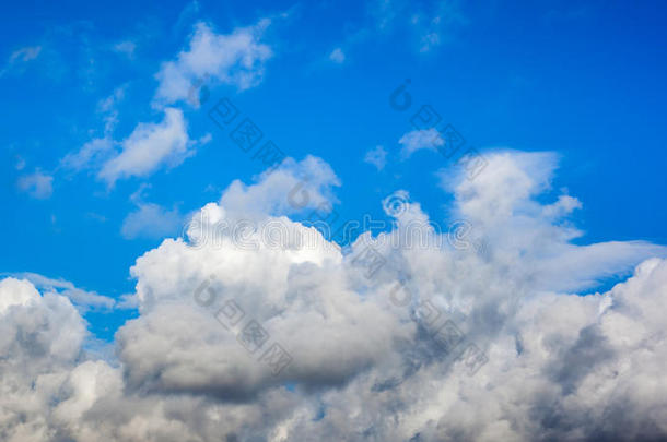 云与蓝天，自然纹理