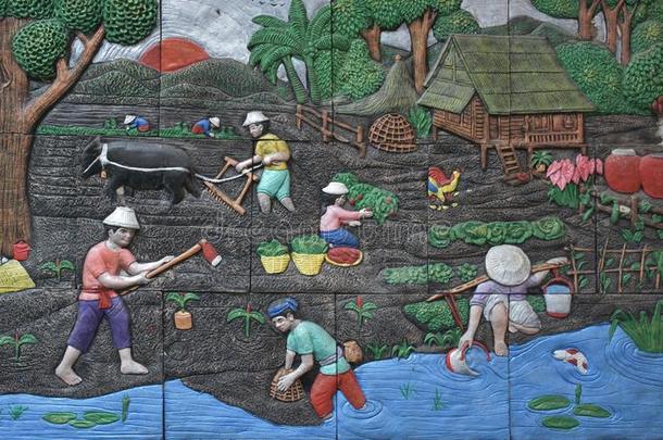 泰国传统文化中的农民