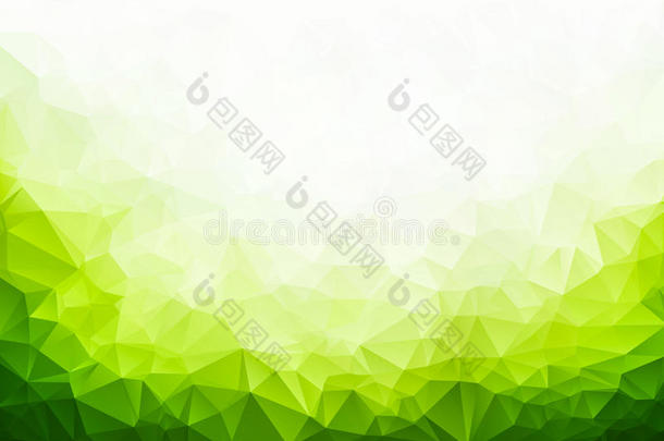 抽象绿色几何背景