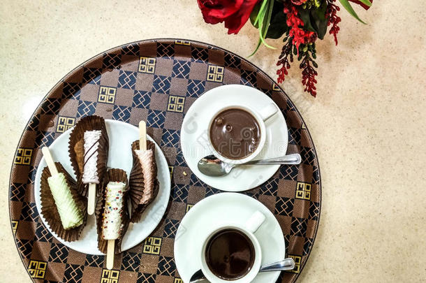 咖啡馆陶瓷巧克力咖啡杯子