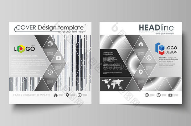 广场设计手册，杂志，<strong>传单</strong>，小册子，报告的商业模板。<strong>传单</strong>封面，抽象矢量布局