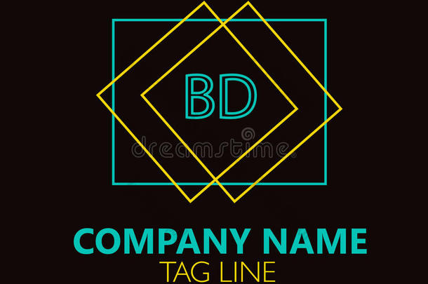 BD<strong>信托</strong>标志设计。