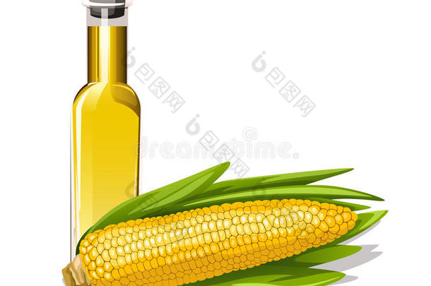 玉米油和玉米芯