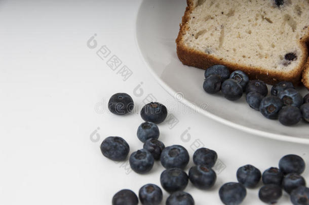 蓝莓面包和蓝莓