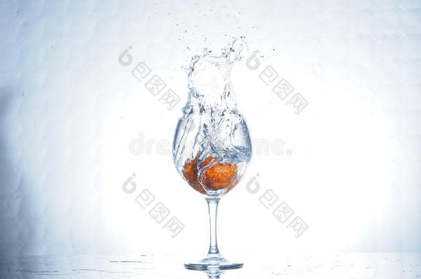饮品水果玻璃影响液体
