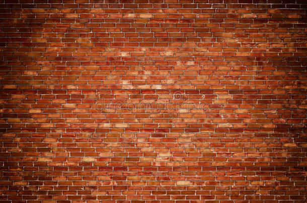 砖石墙的红色块背景进行设计