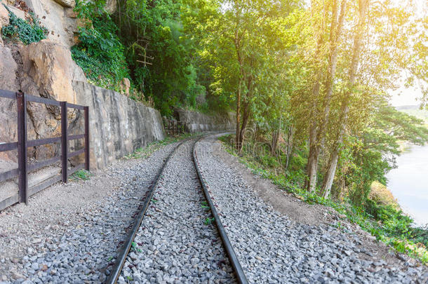 死亡铁路，在第二次世界大战期间建造，泰国坎查纳布里