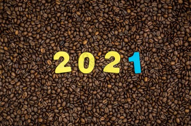 2021年背景豆黑色咖啡馆