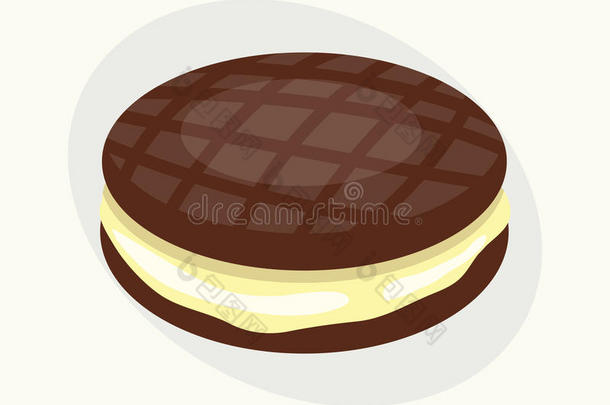 饼干巧克力自制早餐烘焙蛋糕和美味小吃饼干糕点美味甜甜点面包店