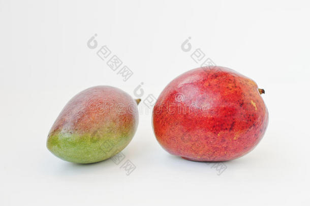异国水果芒果或芒果是多汁的石果