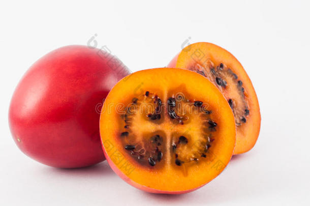 异国情调的热带水果，称为树番茄茄属植物