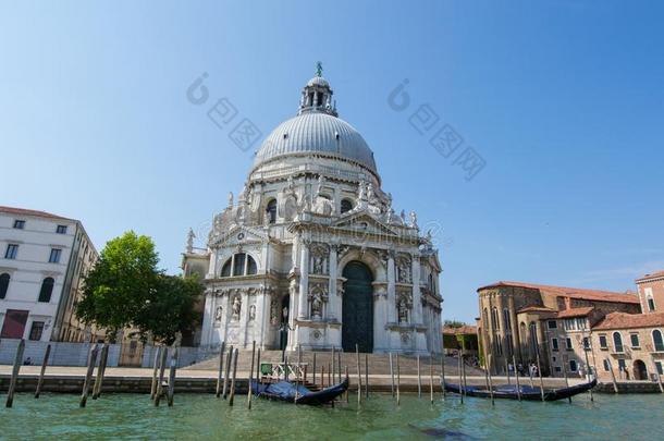 美丽的看法关于威尼斯和指已提到的人Gr和运河.SociedeAnonimaNacionaldeTransportsAereos国