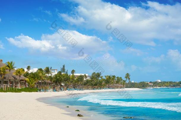 秋马加勒比海海滩采用海滨度假胜地幻境