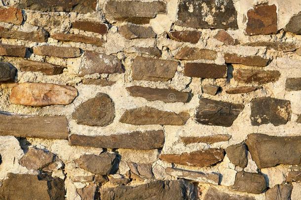 墙关于自然的石头