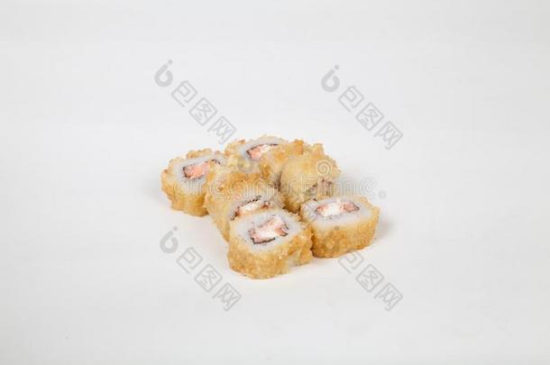 日本人食物寿司<strong>名册</strong>和鱼向一白色的b一ckground