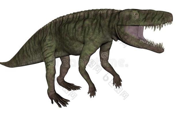 Batrachotomus恐龙吼声-3英语字母表中的第四个字母致使