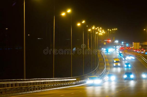 公路交通cablerelayst在i向s电缆继电器站在夜布莱德.cablerelaystati向s电缆继电器站活动的向路向Bri