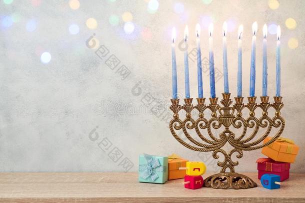 犹太人的假日光明节背景