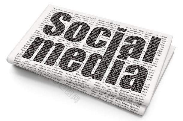 社会的媒体观念:社会的媒体向报纸背景