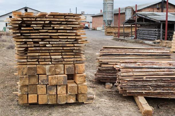 锯木厂,木材处理,木材烘干,木材收获