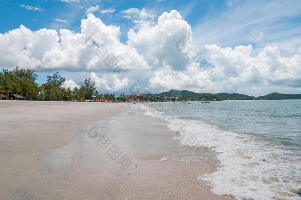 审查制度海滩海岸线采用浮罗交怡,马来西亚