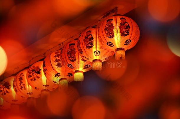中国人灯为中国人新的年节日.