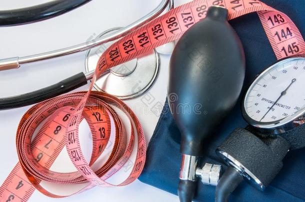 重量获得或损失和高的或低的血压观念量度