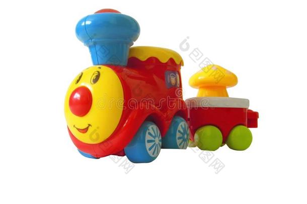 孩子们`英文字母表的第19个字母玩具火车头