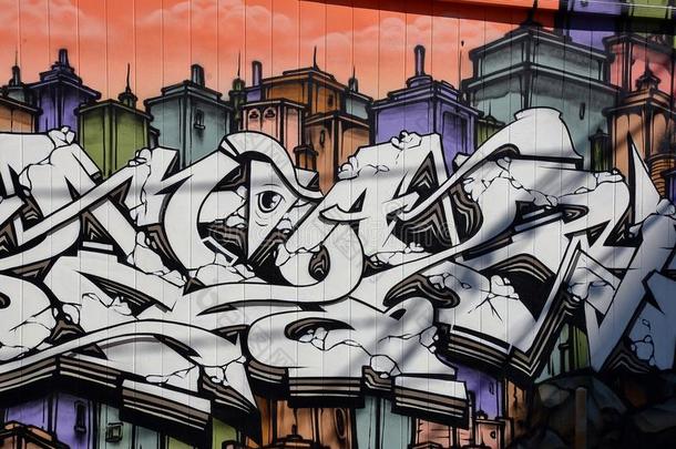 <strong>墙绘</strong>画2016多伦多把十个黑桃移走。