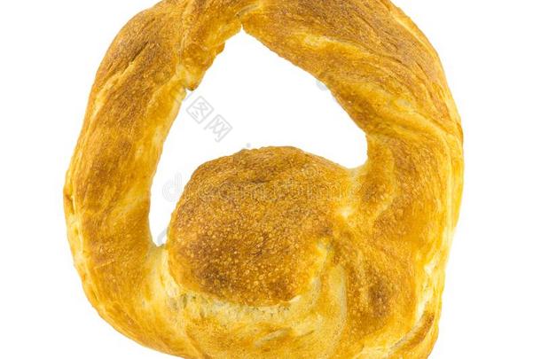 传统的面包快餐俄罗斯帝国卡拉奇形状锁和束缚向