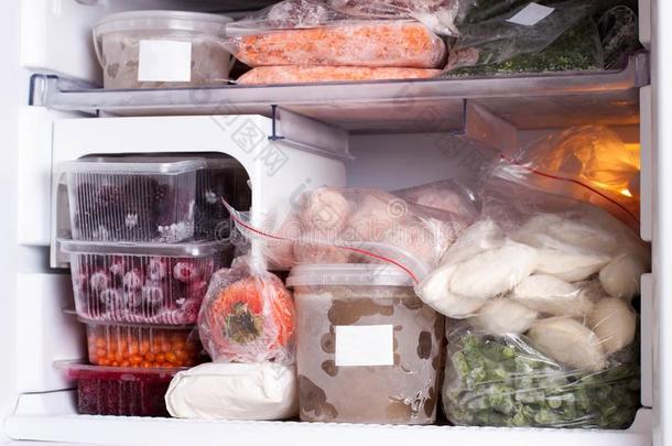 分类关于冷冻的蔬菜和汤团采用家电冰箱