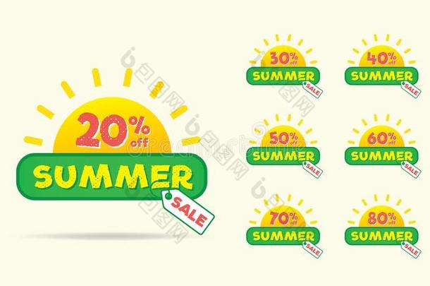 夏卖太阳向指已提到的人加标签于标题设计为横幅或海报.