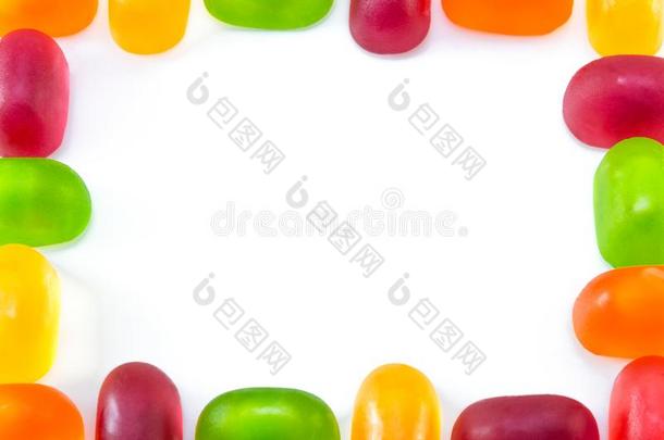 富有色彩的果冻结晶糖和果冻富有色彩的果冻结晶糖.框架