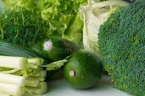 绿色的健康的<strong>个人简历</strong>蔬菜