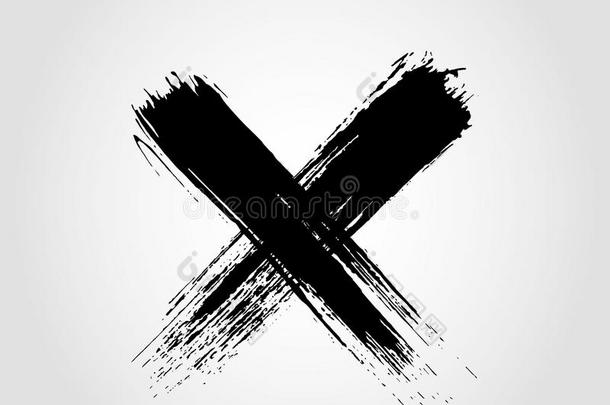 字母x.蹩脚货信字母x十字架符号-股份.
