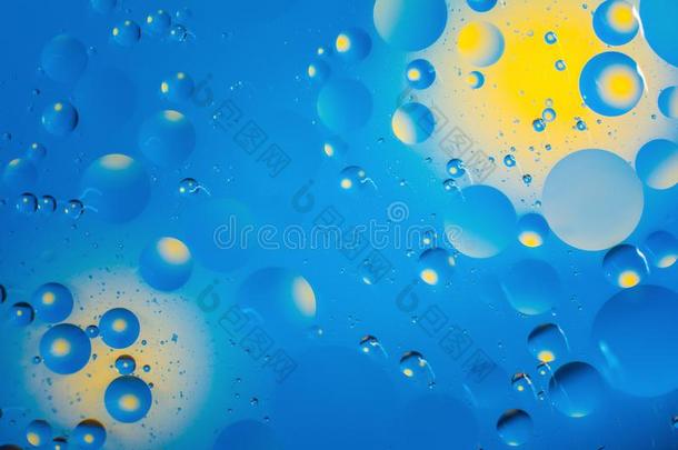 混合水和油,美丽的颜色抽象的背景有<strong>根基</strong>的
