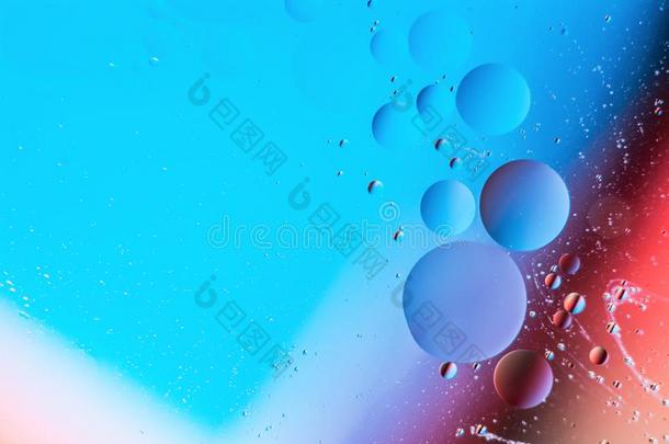 混合水和油,美丽的颜色抽象的背景有<strong>根基</strong>的