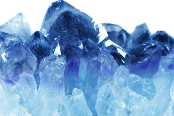 海蓝宝石宝石结晶石英矿物地质的背景