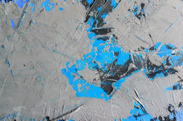 背景关于自然的水泥灰泥向指已提到的人墙灰色的和一blue蓝色
